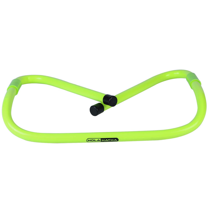 [Australia - AusPower] - HolaHatha Football and Soccer Training Sports Equipment Speed Agility Hurdle 8 to 11.8” Height Adjustable, Easy Storage - Bright Green 