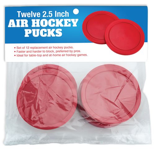 [Australia - AusPower] - Brybelly One Dozen Air Hockey Pucks, 2.5-Inch 