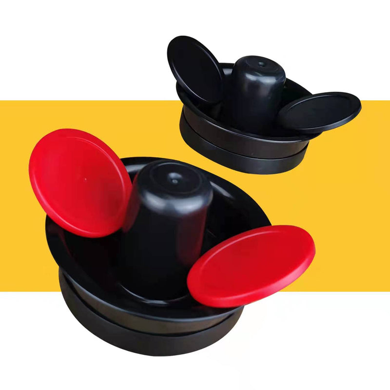 [Australia - AusPower] - WALIKEN Air Hockey Pushers and Air Hockey Pucks, Replacement Accessories for Game Tables(2Striker, 4Puck Pack) hand-held 