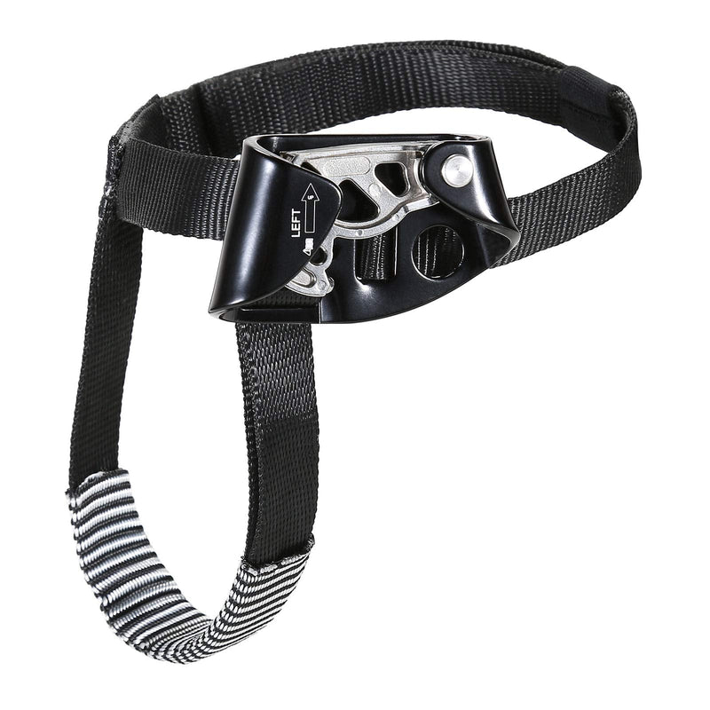 [Australia - AusPower] - WILDKEN Foot Ascender Outdoor Mountaineering Tree Arborist Climbing Rappelling Equip Left Right Foot Ascender Black - Left 