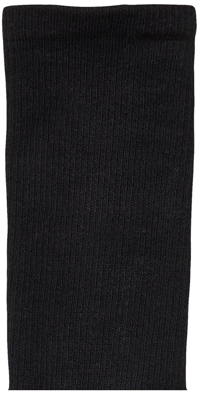 [Australia - AusPower] - Hanes Men's Max Cushion Crew Socks, 6-Pair Pack 6-12 Black 