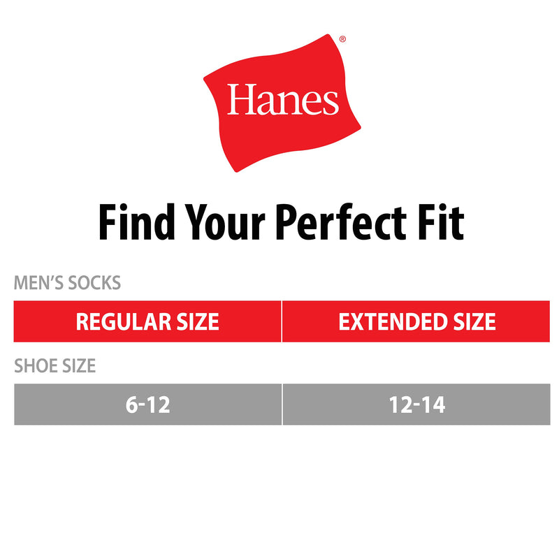 [Australia - AusPower] - Hanes Ultimate mens Freshiq Cool Comfort Reinforced Ankle Socks, 12-pair Pack 6-12 White 