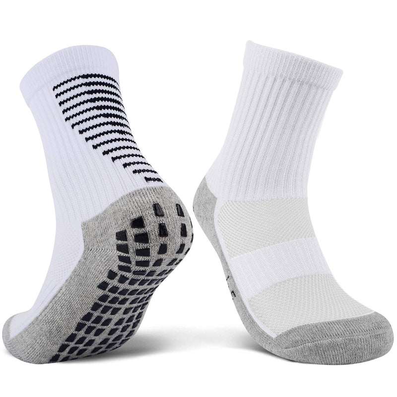 [Australia - AusPower] - JHM Kids Slipper Hospital Grip Athletic Sport Sockcs For Kids Youth Baby Boys Girls 4 Pairs Color#1 4-7 Years 