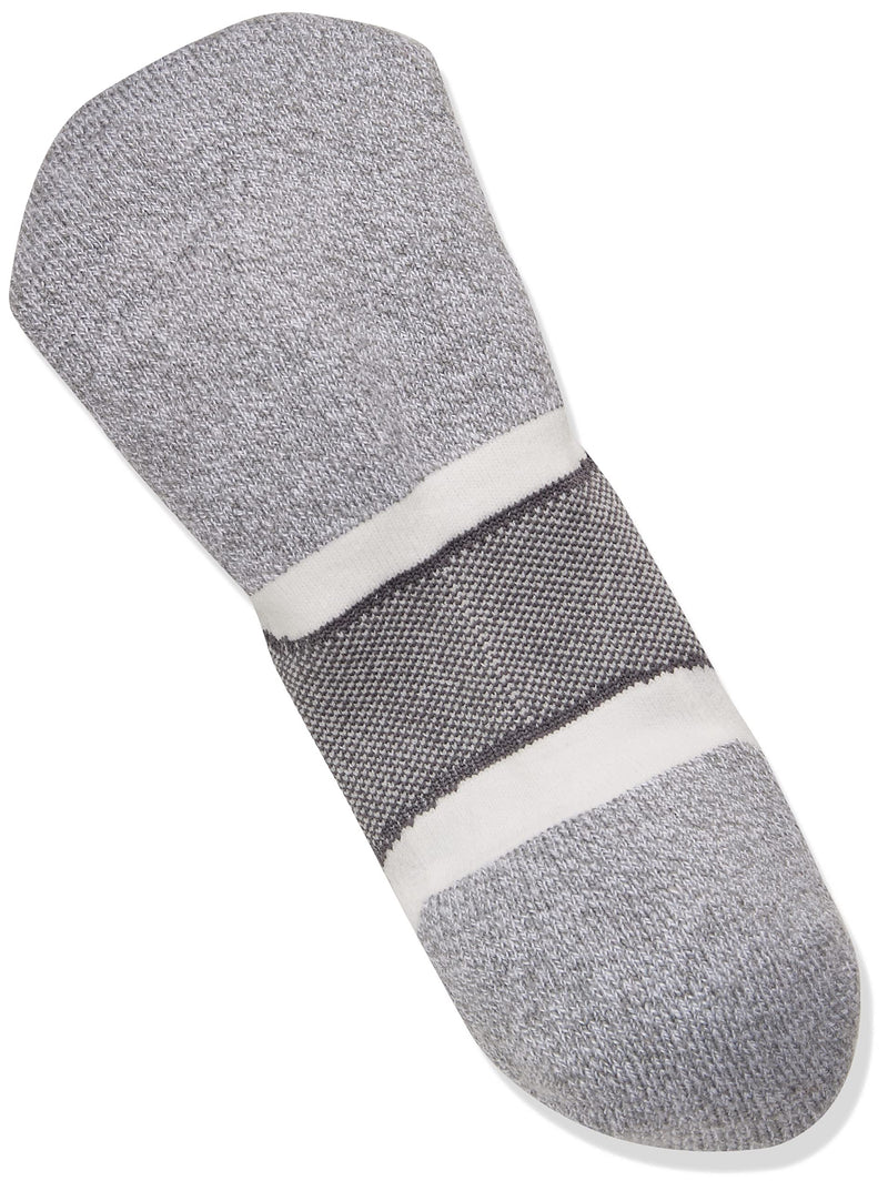 [Australia - AusPower] - thorlos unisex-adult mens Xccu Thin Cushion Running Low Cut Socks Large Grey (3 Pair Pack) 