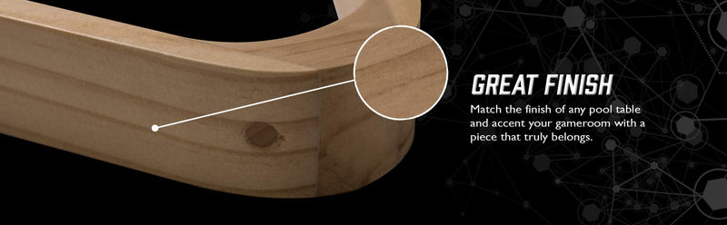 [Australia - AusPower] - Viper Billiard/Pool Table Accessory: 8-Ball Rack, Hardwood Triangle, Holds Standard 2-1/4" Sized Balls 