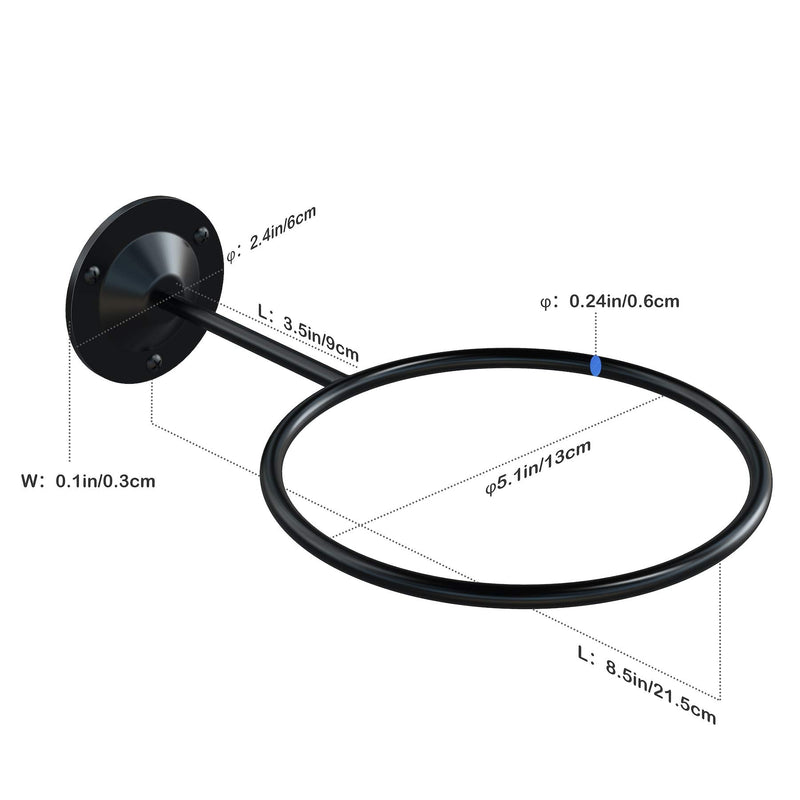 [Australia - AusPower] - Suchek Metal Ball Holder Rack Wall Mounted, Display Wall Storage for Soccer, Basketball, Volleyball, Rugby, Football (2 Pieces, Black) 