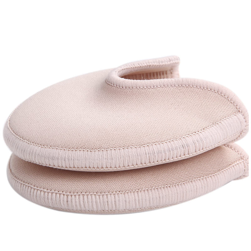 [Australia - AusPower] - DANCEYOU Ballet Dance Toe Pads Soft Silicone Gel Toe Covers High Heels Toe Caps for Women Girl Pointe Shoes, 2 Styles Small Thin-nude 