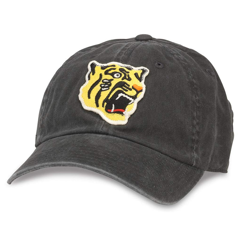 [Australia - AusPower] - AMERICAN NEEDLE Archive Nippon League Hanshin Tigers Baseball Dad Buckle Strap Hat (44740A-HTI-BLK) Black 