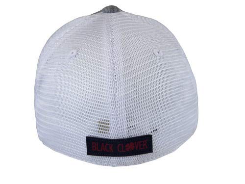 [Australia - AusPower] - Black Clover mens Perfect Luck 1 Hat Small-Medium Heather Gray/White 