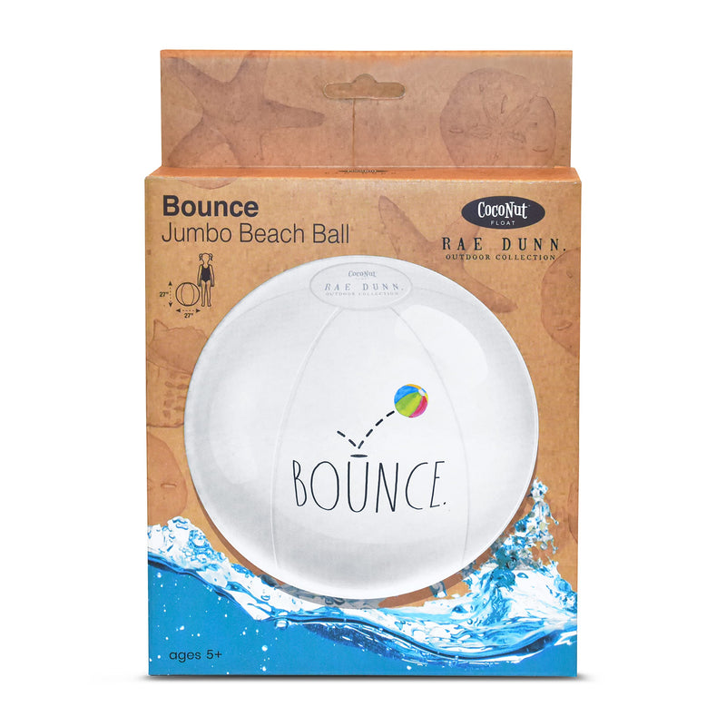 [Australia - AusPower] - Rae Dunn Beach Ball by CocoNut Float - Large 27 Inch Inflatable Beach Ball - Great for Summer Parties & Swim Events Bounce. 