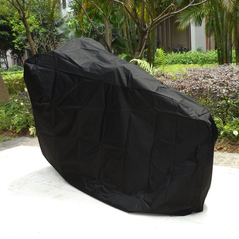 [Australia - AusPower] - ATCG Bike Cover 190T Nylon Waterproof Bicycle Cover for Mountain Bike, Road Bike Outdoor Storage, L Black 