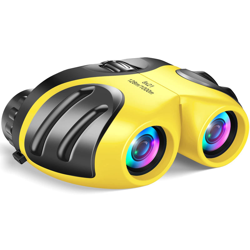 [Australia - AusPower] - LET'S GO! Binocular for Kids, Compact High Resolution Shockproof Binoculars 