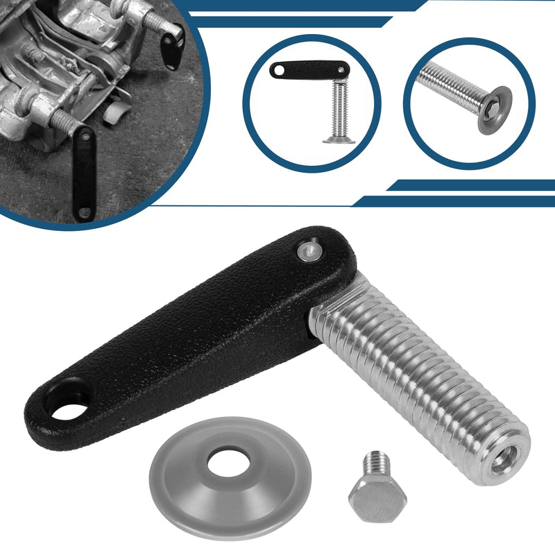 [Australia - AusPower] - usvehj 433675 Boat Motor Transom Clamp Screw Set with clamp Screw and Handle Assembly fits for Johnson Evinrude Outboard 