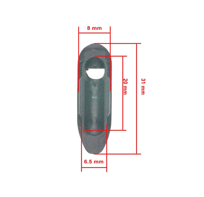 [Australia - AusPower] - Juscycling Bike Brake Derailleur Shifter Housing Grommets, Internal Cable Routing Kit Bicycle Frame Plugs, 12 PCS/Pack 