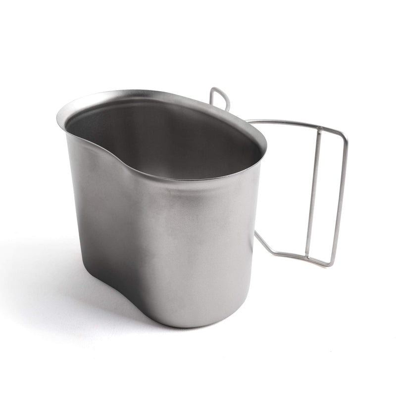 [Australia - AusPower] - Goetland GI Style Stainless Steel US Army Canteen Cup 0.85QT with Lid 