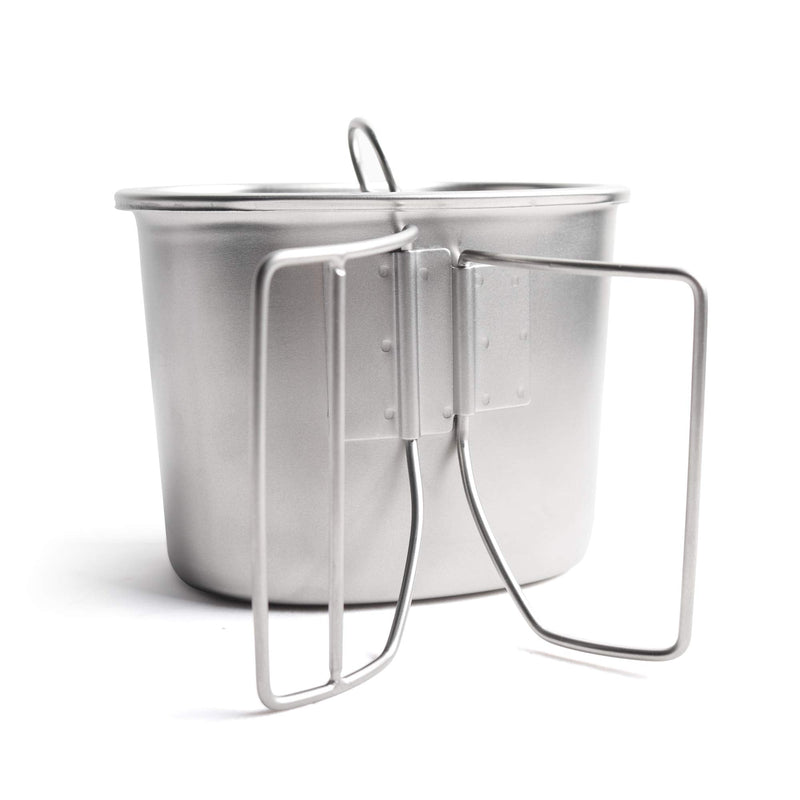 [Australia - AusPower] - Goetland GI Style Stainless Steel US Army Canteen Cup 0.85QT with Lid 
