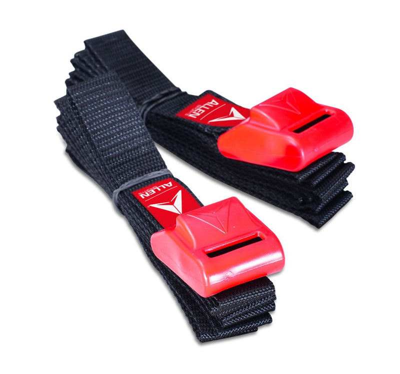 [Australia - AusPower] - Allen Sports 8 Ft Polyester Cargo Straps With Padded Cam Buckles (500 lb Break Strength), Model 508S 