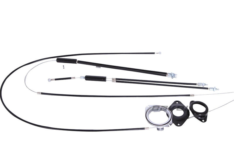 [Australia - AusPower] - BMX Bike Gyro Brake Cables Front + Rear (Upper + Lower) Spinner Rotor Set Kit 