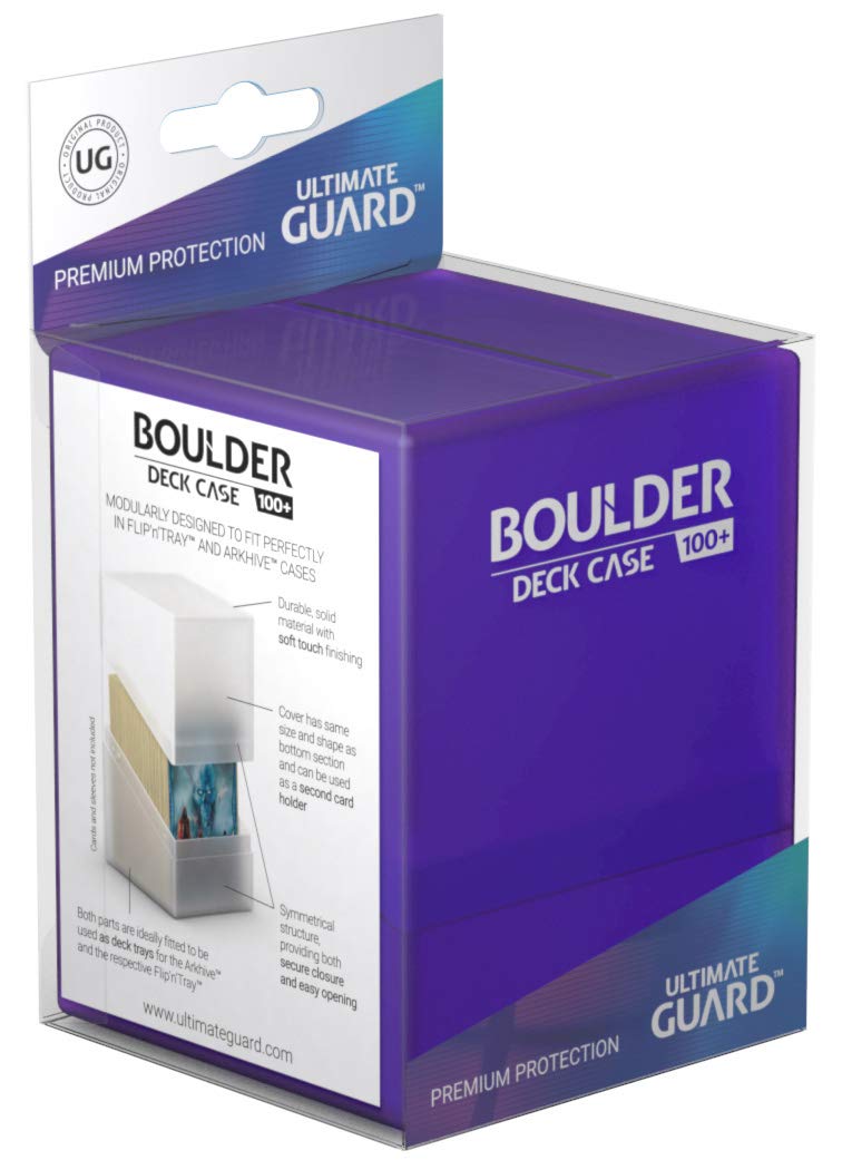 [Australia - AusPower] - Ultimate Guard Boulder 100+ Deck Case Amathyst Large 