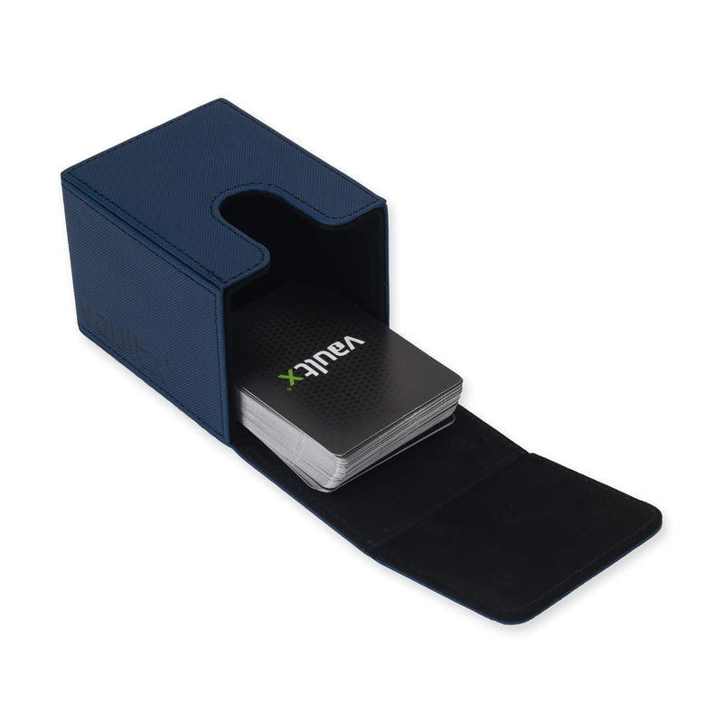 [Australia - AusPower] - Vault X ® Premium eXo-Tec ® Deck Box - Large Size for 100+ Sleeved Cards - PVC Free Card Holder for TCG (Blue) 