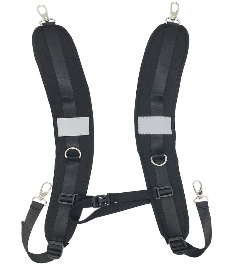 [Australia - AusPower] - Adjustable Waterproof Replacement Shoulder Strap Replacement Shoulder Straps Black 