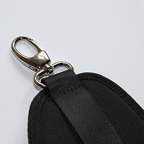 [Australia - AusPower] - Adjustable Waterproof Replacement Shoulder Strap Replacement Shoulder Straps Black 