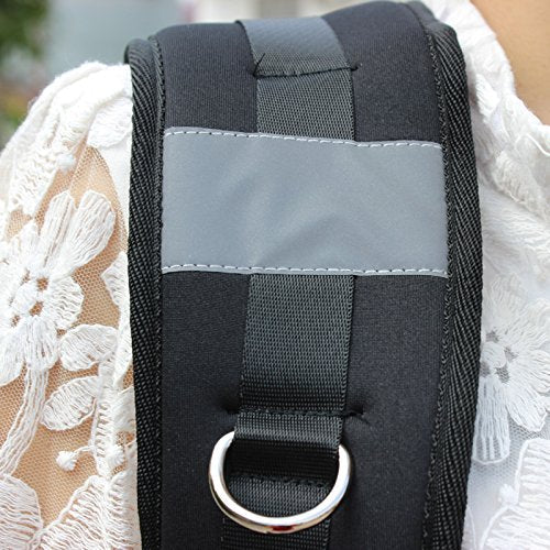 [Australia - AusPower] - Adjustable Waterproof Replacement Shoulder Strap Replacement Shoulder Straps Black 