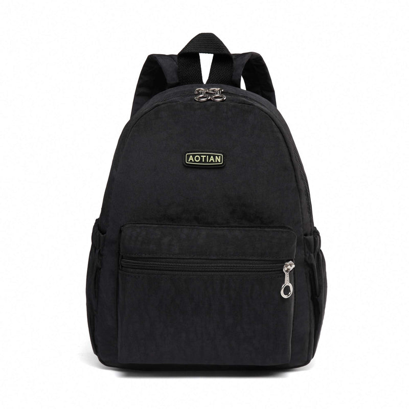 [Australia - AusPower] - AOTIAN Lightweight Durable Travel Hiking Women and Girls Small Backpack Daypack Mini Black - 7 Liters 