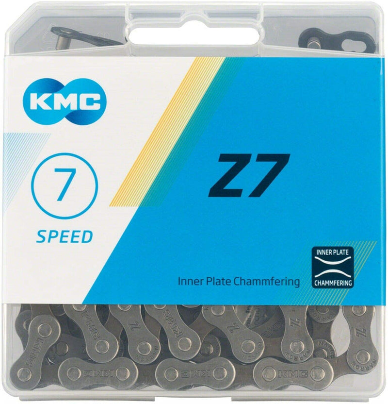 [Australia - AusPower] - KMC, Z7, Chain, Speed: 6/7/8, 7.3mm, Links: 116, Grey 