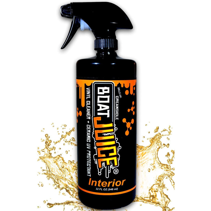 [Australia - AusPower] - Boat Juice - Interior Cleaner with SiO2 Ceramic UV Protectant - Works Great on Upholstery, Vinyl, Plastic, Foam Flooring and Carpets - 32oz Sprayer Bottle 