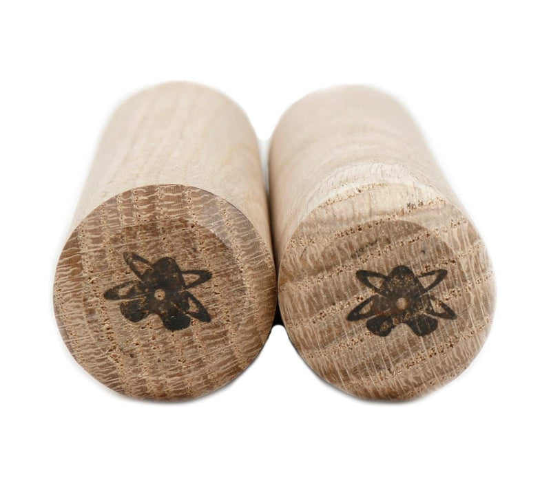 [Australia - AusPower] - Atomik Climbing Holds Set of 2 Hard Wood Pegs for Peg Boards, Grip and Strength Training 