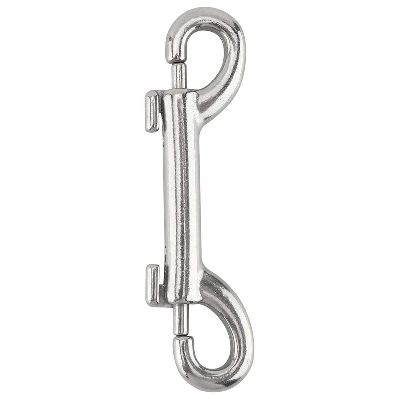 [Australia - AusPower] - Yaegoo 4 Pack 316 Stainless Steel Double Ended Bolt Snap Hook, 3-1/2 Inch Marine Grade Double End Snaps, Trigger Chain Clips Scuba Diving Clips 