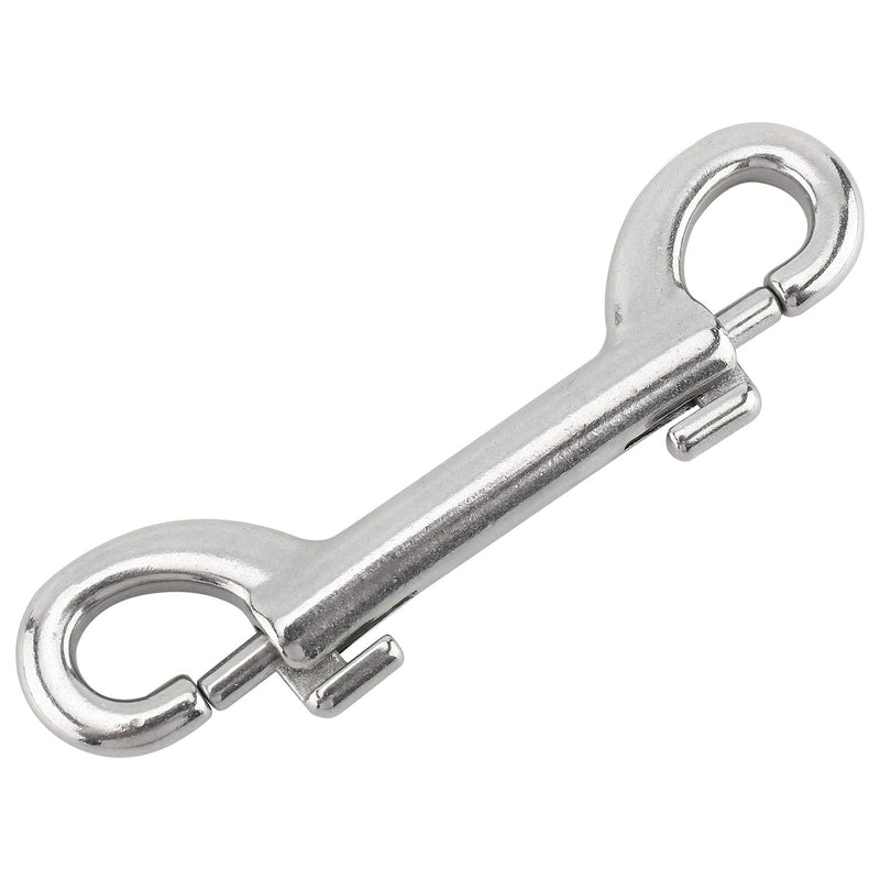 [Australia - AusPower] - Yaegoo 4 Pack 316 Stainless Steel Double Ended Bolt Snap Hook, 3-1/2 Inch Marine Grade Double End Snaps, Trigger Chain Clips Scuba Diving Clips 