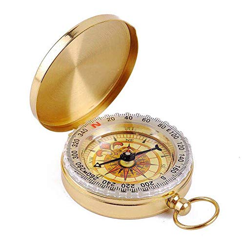 [Australia - AusPower] - SHENQIDZ 6 pack Camping Survival Compass Metal Pocket Compass Kids Compass for Hiking Camping Hunting Climbing, Military Navigation Tool 