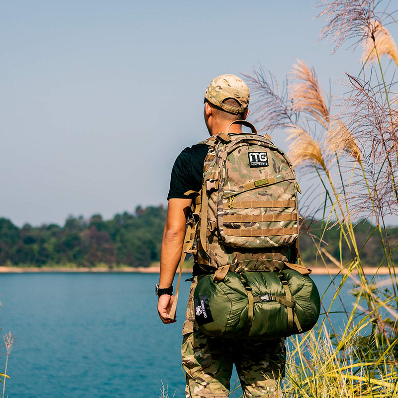 [Australia - AusPower] - OneTigris Sleeping Bag Compression Stuff Sack, 25L OD Green - 25L 
