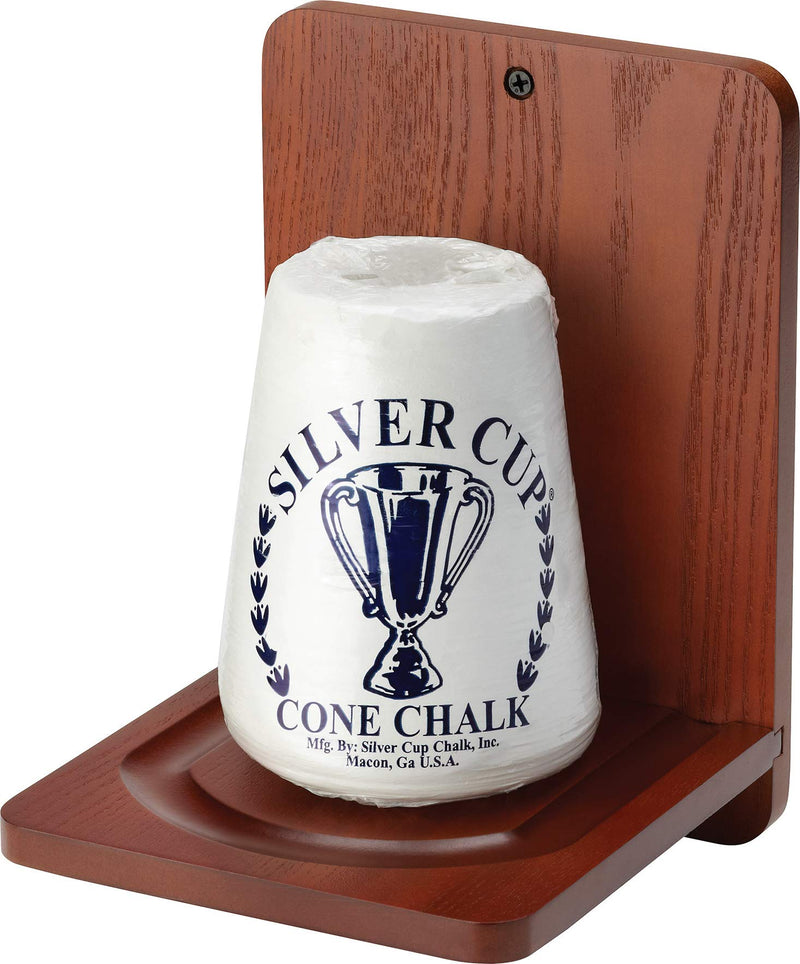 [Australia - AusPower] - Fat Cat Billiard/Pool Accessory: Wall Mounted Wood Cone Chalk Holder, Mahogany Finish 