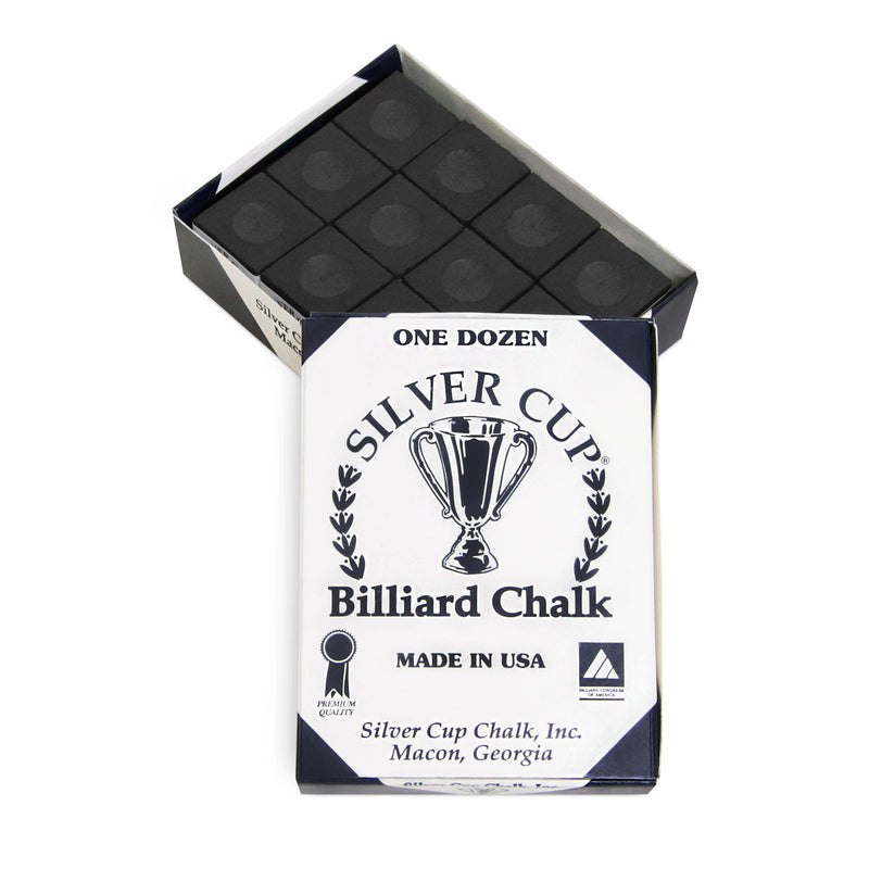 [Australia - AusPower] - Silver Cup Billiard CHALK - ONE DOZEN 