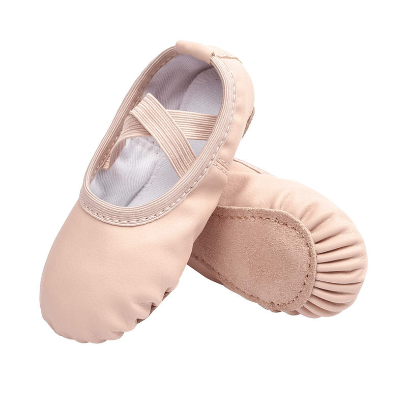 [Australia - AusPower] - Stelle Girls Ballet Dance Shoes Slippers for Kids Toddler 5 Toddler Ballet Pink(beige) 
