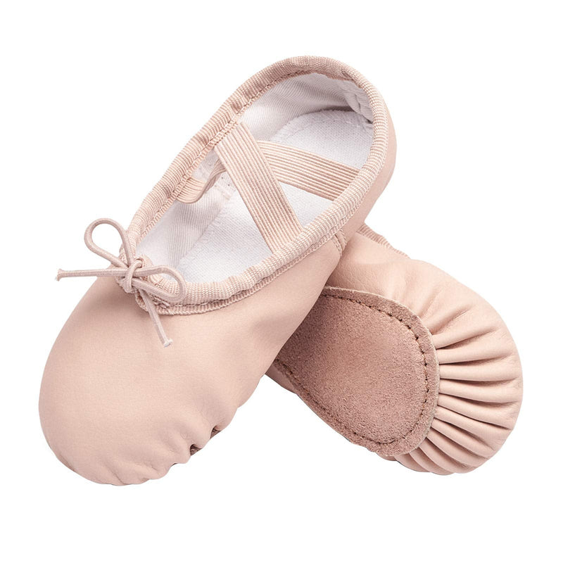 [Australia - AusPower] - Stelle Girls Ballet Practice Shoes, Yoga Shoes for Dancing 5 Toddler Ballet Pink (With Lace) 