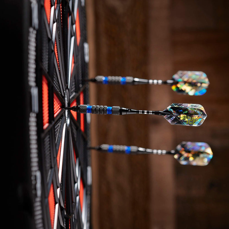 [Australia - AusPower] - Viper Black Ice Soft Tip Darts Blue Rings 18 Grams 