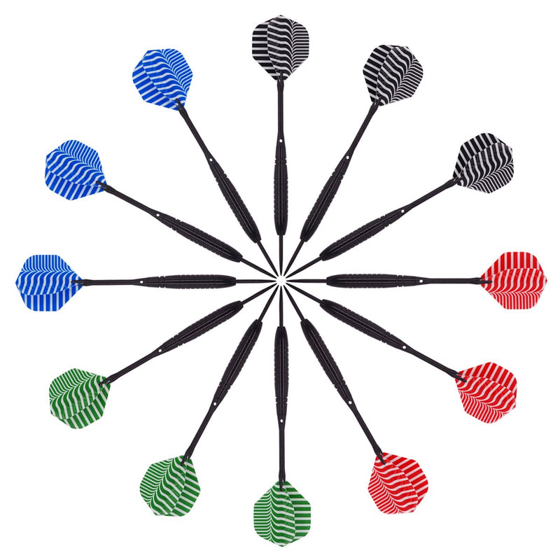 [Australia - AusPower] - Wolftop 12 Pack Steel Tip Darts 22/23 Grams, Professional Darts Metal Tip Set with Aluminum Shafts, Standard Flights, Rubber O'Rings and Extra Dart Sharpener 23 g 