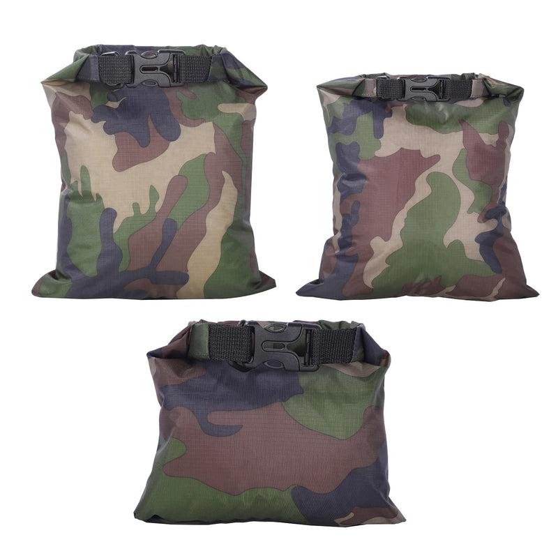 [Australia - AusPower] - 6 Pack Waterproof Dry Sacks, Lightweight Outdoor Dry Bags Ultimate Dry Bags for Kayaking Rafting Camping (8L, 5L, 3.5L, 3L, 2.5L, 1.5L) Camouflage 