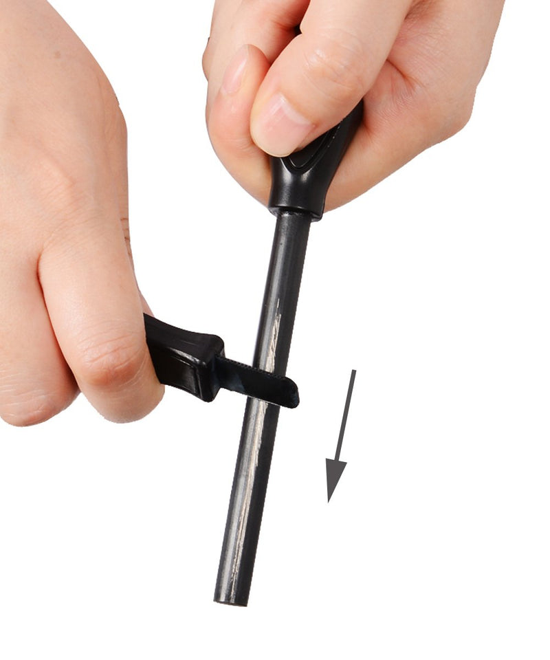 [Australia - AusPower] - The Friendly Swede Fire Starter for Survival - Ferro Rod Fire Starter Sticks, Easy Grip Flint and Steel Striker for Camping and Emergency (2 Pack) 2-Pack 