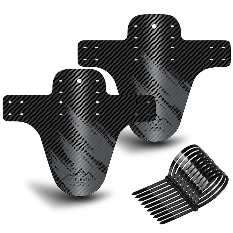 [Australia - AusPower] - NICEDACK Bike Fender, Adjustable MTB Mud Guard, Front and Rear Compatible Mudguards, Easy to Install, Fits 26", 27.5", 29" Fat Tire Bikes and All Disc Brake Bicycles 