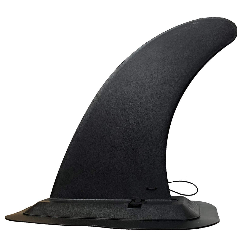 [Australia - AusPower] - DSHE Detachable Center Fin Black, Kayak Rudder Kit Skeg Tracking Fin Watershed Board for Inflatable Canoe, Stand Up Paddle SUP Boards, Surfboard 