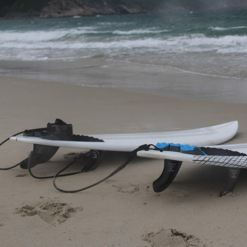 [Australia - AusPower] - OCEANBROAD Ocean Broad Surfboard Fins Thruster 3 Shortboard Fins Tri Longboard Fins with Screws Wax Comb and Key Future/FCS Fcs G5 