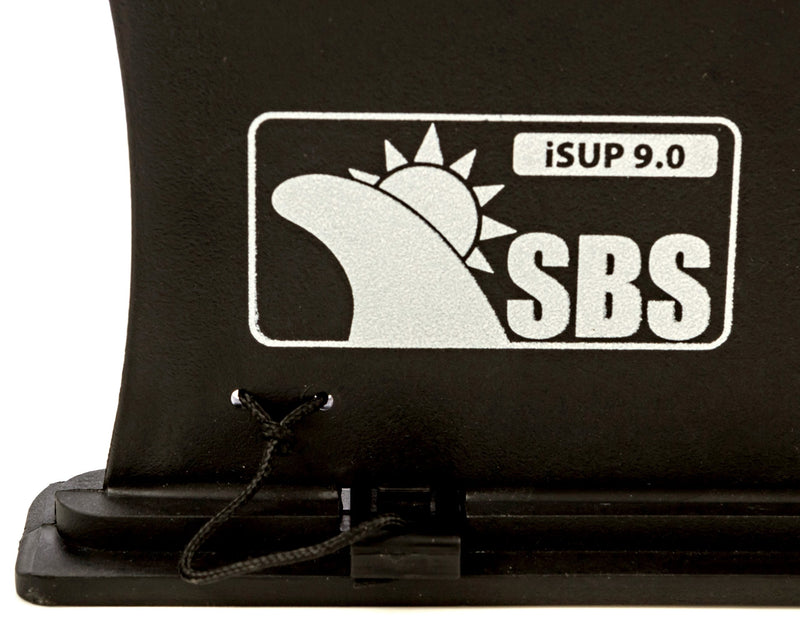 [Australia - AusPower] - Santa Barbara Surfing SBS 9" iSUP Fin - Quick Release Slide in Fin for Inflatable Paddleboard (Aqua Marina, Vilano, etc) 