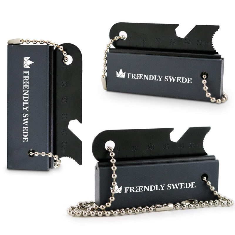 [Australia - AusPower] - The Friendly Swede Magnesium Fire Starter - 3 Pack - Survival Fire Steel Blocks with Striker, Camping Emergency Firestarter Magnesium Fire Starters - New and Improved Version 