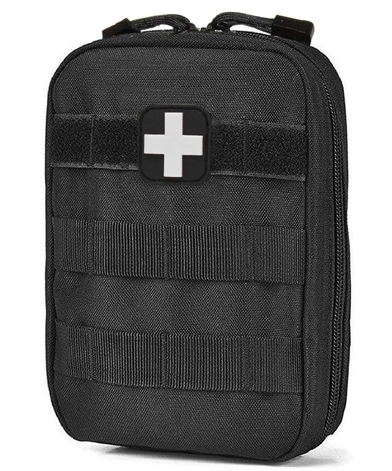 [Australia - AusPower] - GHFY First Aid Pouch EMT IFAK Medical Pouch, Tactical MOLLE Utility Pouch Black 