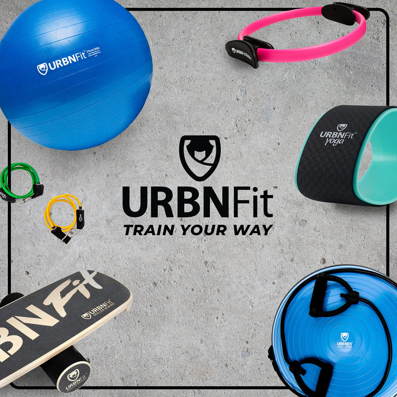 [Australia - AusPower] - URBNFit Pilates Ring - 12" Magic Circle w/Dual Grip, Foam Pads for Inner Thigh Workout, Toning, Fitness & Pelvic Floor Exercise - Yoga Rings w/Bonus Exercise Guide Teal 12 Inch 